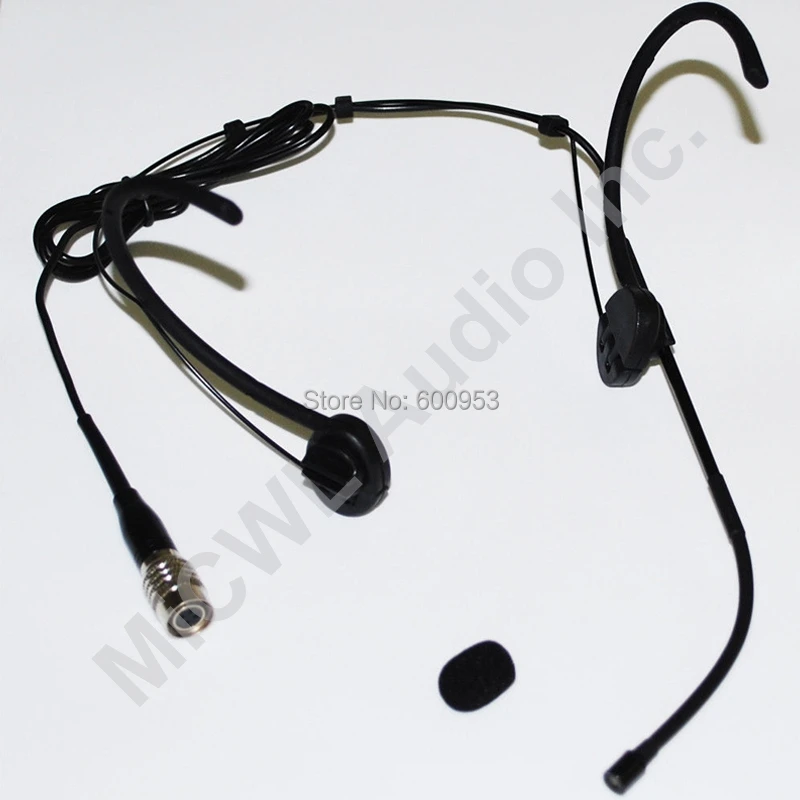 Черная Складная гарнитура микрофон Микрофон для Audio Technica Hirose 4 pin Беспроводная