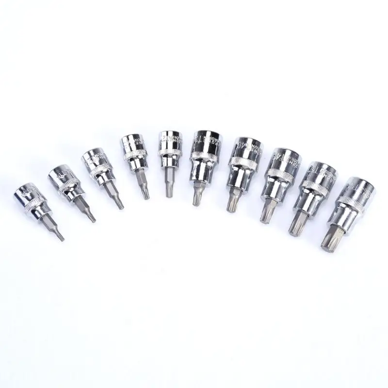29 шт./кор. Torx Star Набор торцевых головок бит мужской женский E T розетки отвертка