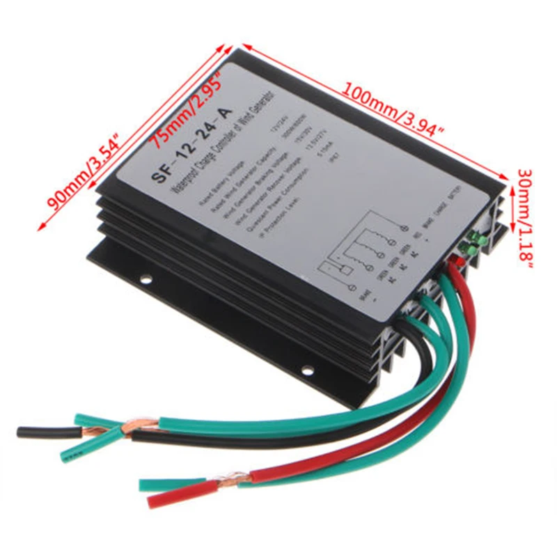 12/24 V 600 W ветряной генератор Контроллер заряда Регулятор выпрямителя