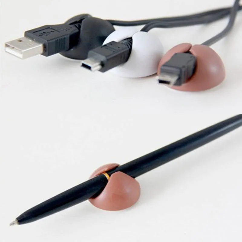 6 шт протектор наушники Галстуки Многофункциональный кабельный фиксированный