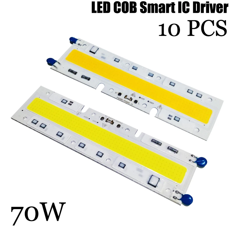 Светодиодный COB чип 110 V 220 Панель высокое Мощность 70 W лампа растут