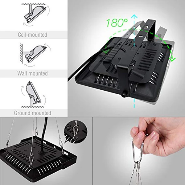 Штепсельная Вилка американского стандарта Led Grow светильник полный спектр 1500W 110V
