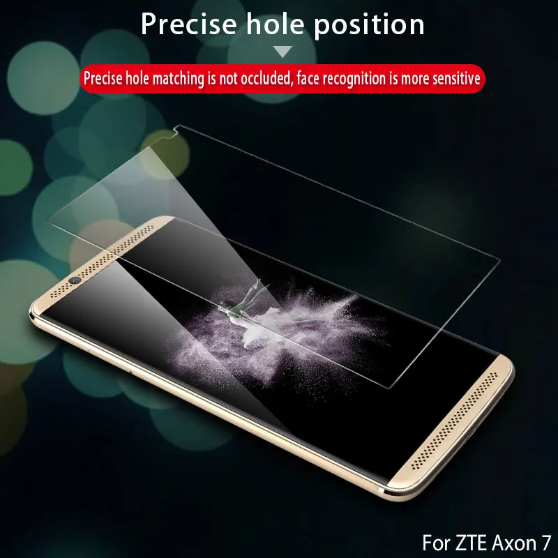 Mcdark с уровнем твердости 9H закаленное Стекло для ZTE Axon 7 Экран Защитная пленка 5