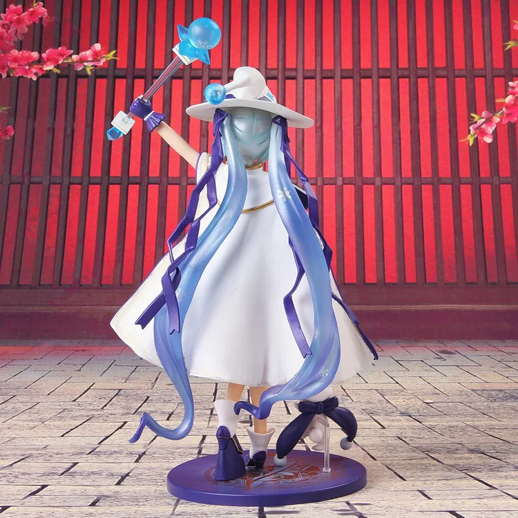 GZTZMY Kawaii волшебный снег Hatsune Miku ПВХ Фигурки игрушки snowmiku Аниме для детей