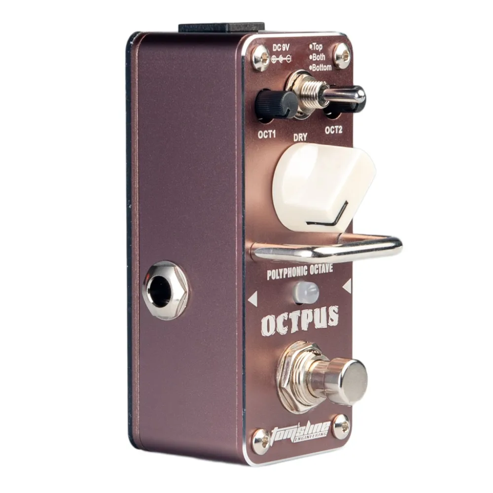 Арома AOS 3 мини гитара Педаль полифонная Октава педаль эффектов для электрогитары