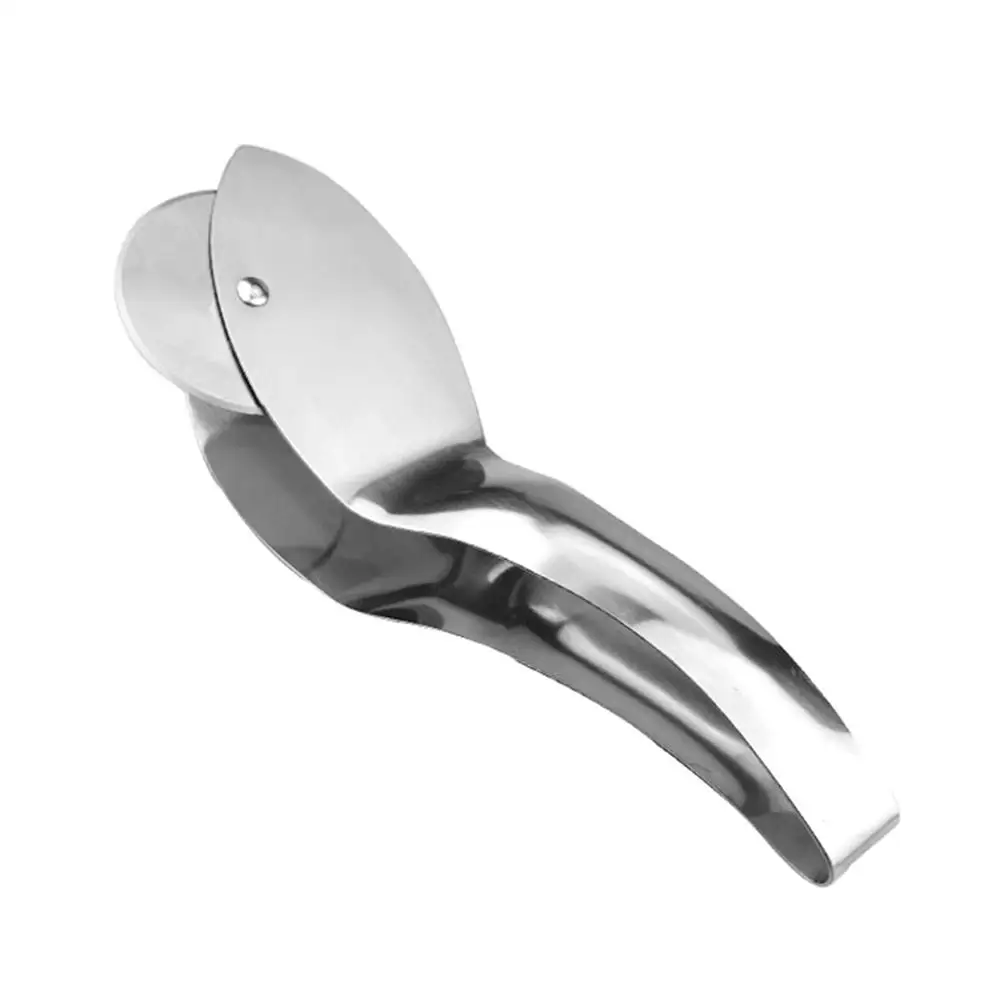 1 предмет из нержавеющей стали для пиццы резак с зажимом колеса роликов хлеба и