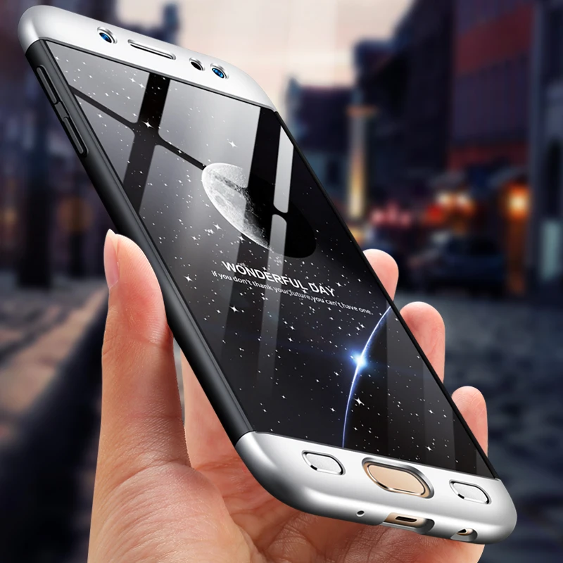J330 J530 J730 360 градусов полное покрытие ударопрочный жесткий чехол для Samsung Galaxy J3 J5 J7