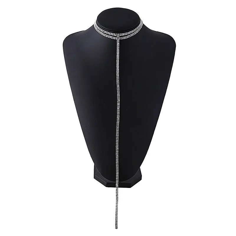 Женское Ожерелье-чокер с цирконом | Украшения и аксессуары