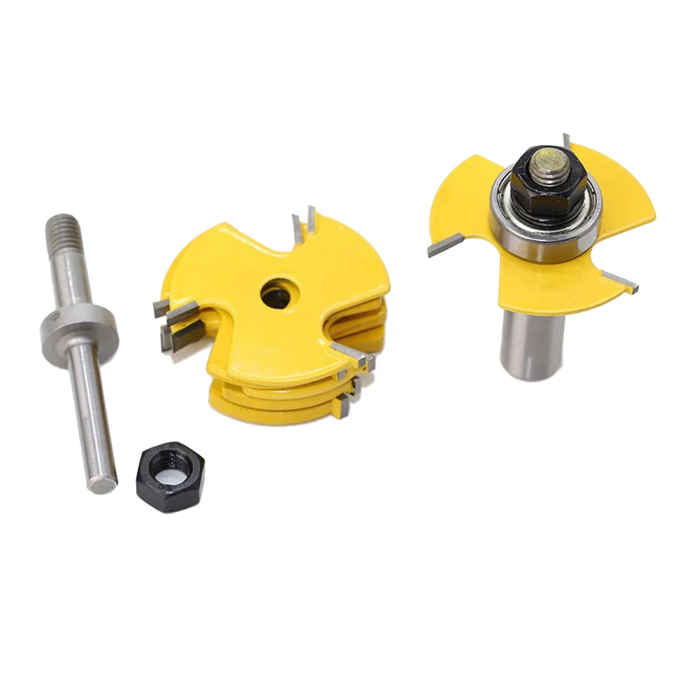 2 шт. регулируемый 3 крыла слот резак фрезы деревообрабатывающий инструмент для