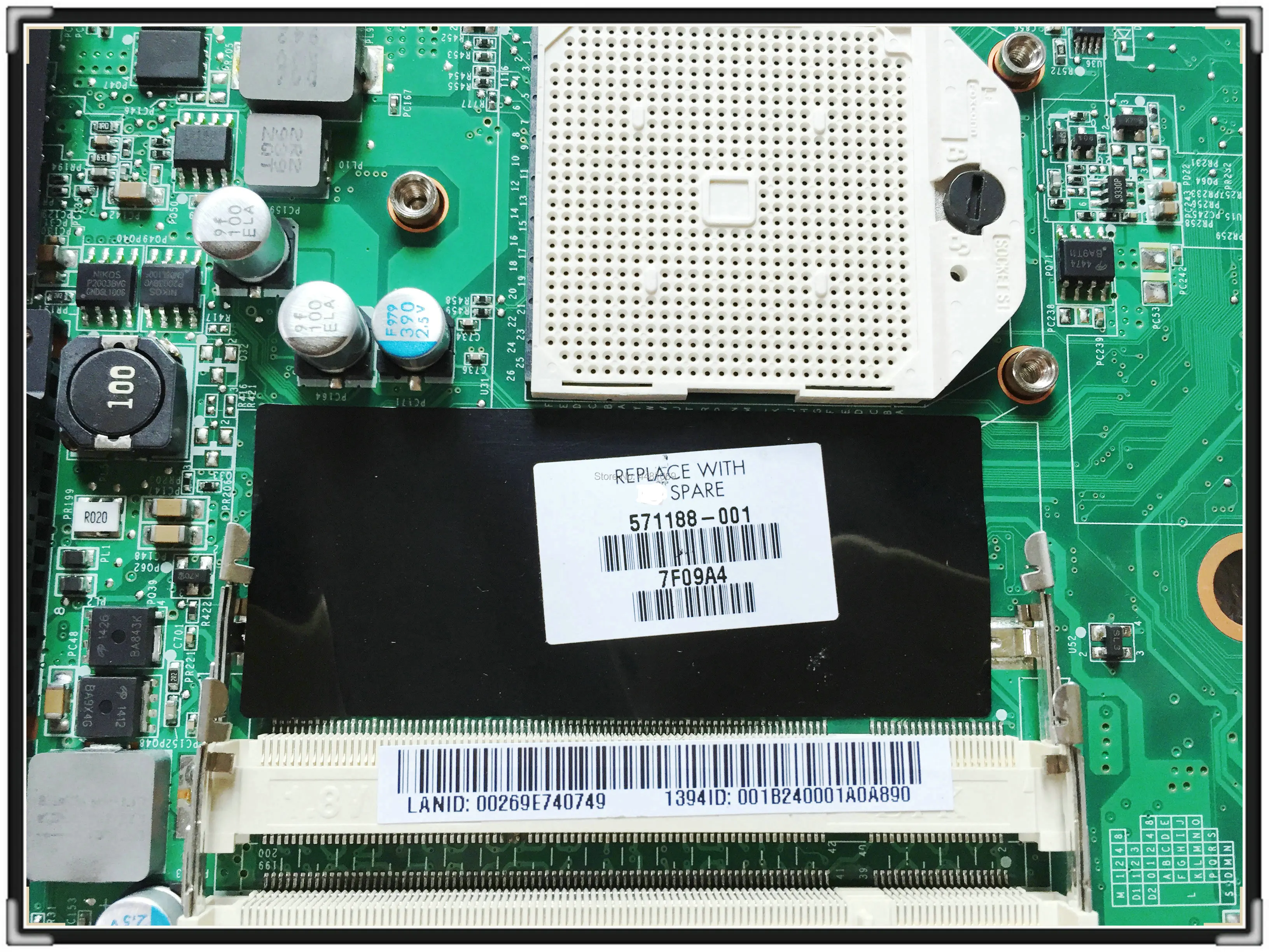Материнская плата для ноутбука HP PAVILION 571188 001 материнская Pavilion DV6 DAUT1AMB6E0 UT1