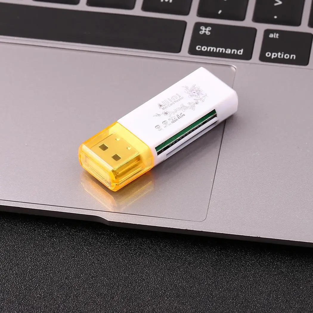 4 в 1 Мульти устройство чтения карт памяти USB2.0 общего назначения SD TF MS внешний