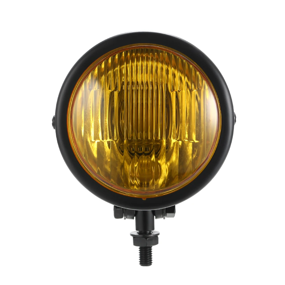

12V 60W Universal Motorcycle LED Headlight Headlamp Front Lights Driving Lamp Black Case Motorcycle LED Headlight 2019