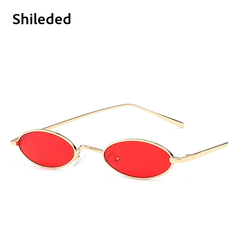 Women Ocean Color Lens Sungalsses Shileded Small Oval Ladies UV400 Brand Design For Party Trip Depp Lemtosh Style | Аксессуары для