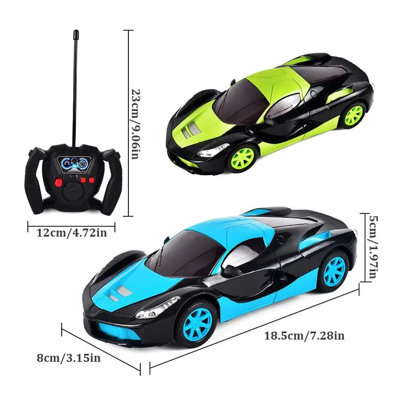1:20 2CH RC автомобили коллекция радио Управление led игрушечные модели автомобилей