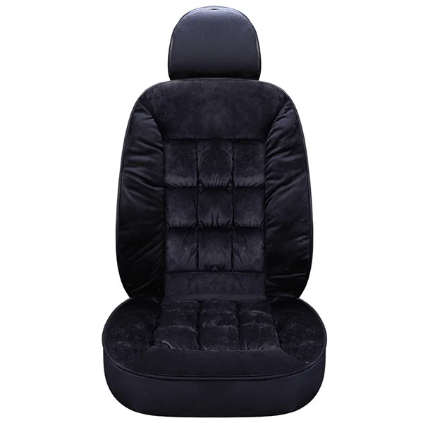 Зимний автомобиль один кусок интерьера плюшевые теплые подушки сиденья мягкие