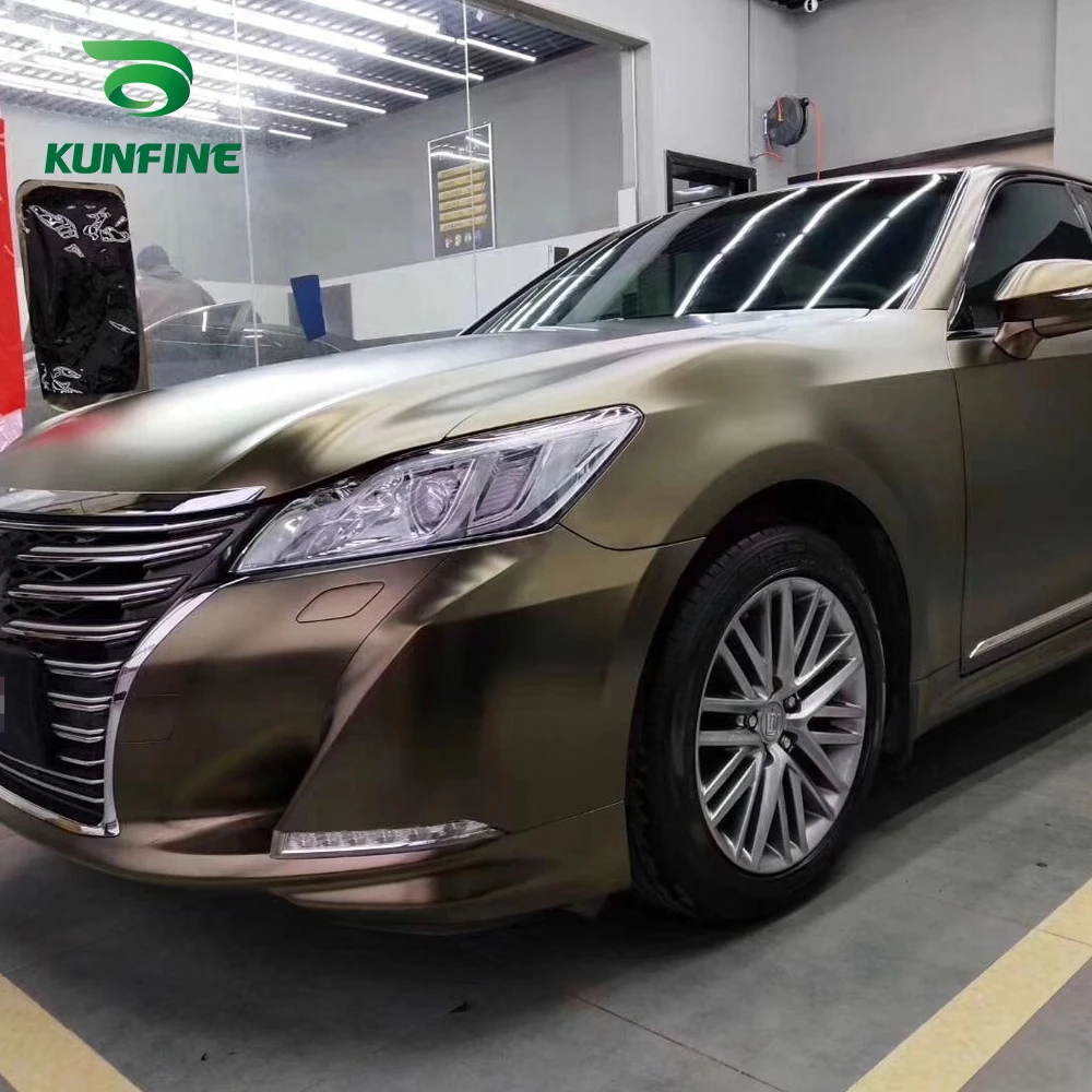 Автомобильный Стайлинг обмотка электро оптическая золотисто коричневая