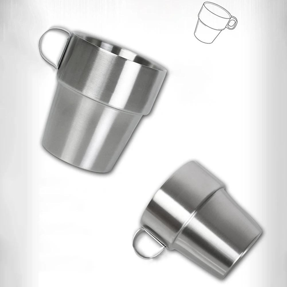 Открытый теплоизоляция чай портативный двухслойная кружка кофе чашка Питьевая