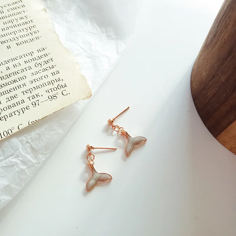 Модные Изящные темпераментные серьги-капельки в стиле Ins элегантные висячие