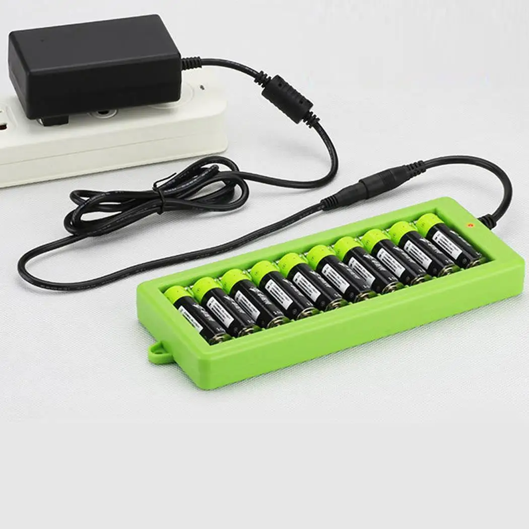 Размеры AA 1250 мАч Универсальный литиевых перезаряжаемый аккумулятор USB 5 В 1 около