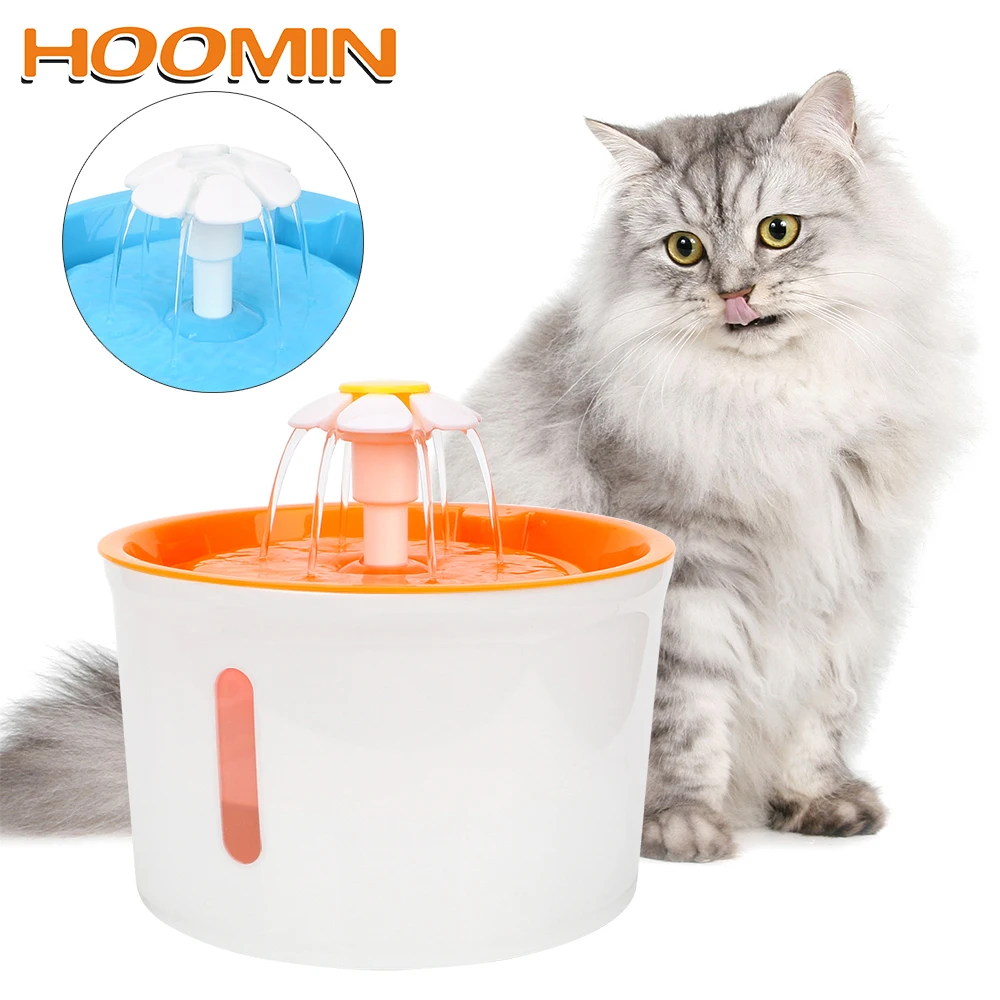 

HOOMIN Dog Drinking Dispenser Cat Water Fountain 1.6L Automatic Feeder Cat Drinker Bowl Pet Products Pet Drinker