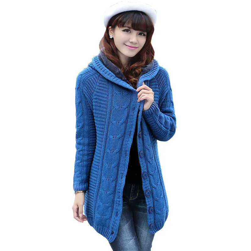 Big Size Loose And Cape Chaqueta Mujer Autumn Invierno Winter women Korean Kardigany Knitwear Uzun Long Sleeve Sweater |