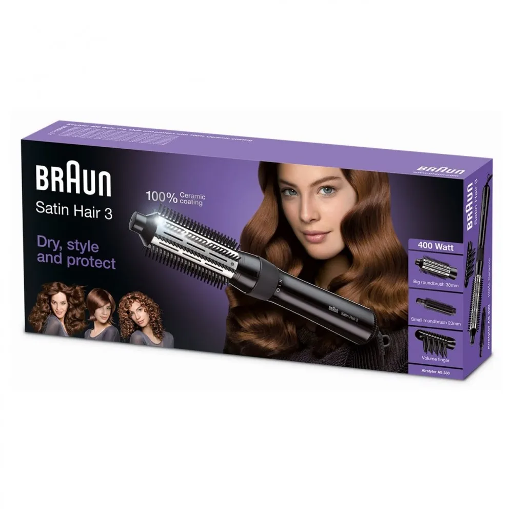Фен-щетка для укладки Braun Satin Hair 3 AS330 | Бытовая техника