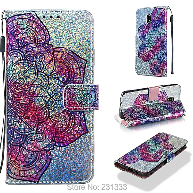 Блестящий кошелек с блестками кожаный чехол для Samsung Galaxy M10 A10 M20 M30 A20 A30 A40