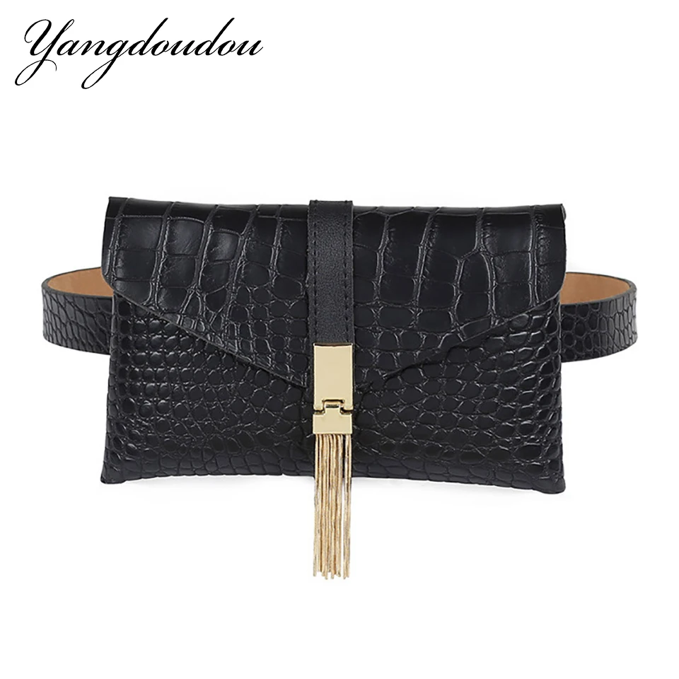 Yangdoudou новые сумки для Для женщин поясная сумка дамы Элитный бренд кожаный чехол