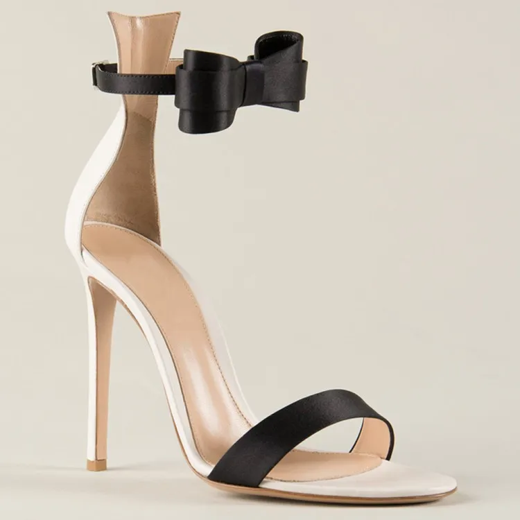 

Новые Апрельские летние туфли женские лаконичные туфли с узлом-бабочкой модные туфли на очень высоком тонком каблуке-шпильке