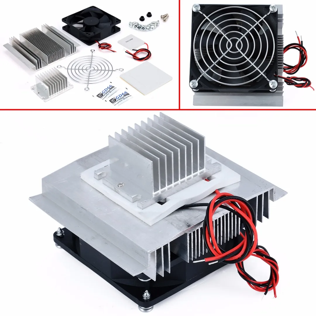 Thermoelectric Refrigeration Semiconductor Cooler Thermal Insulation Gasket DIY DC 12V Air Conditioner Kit | Инструменты