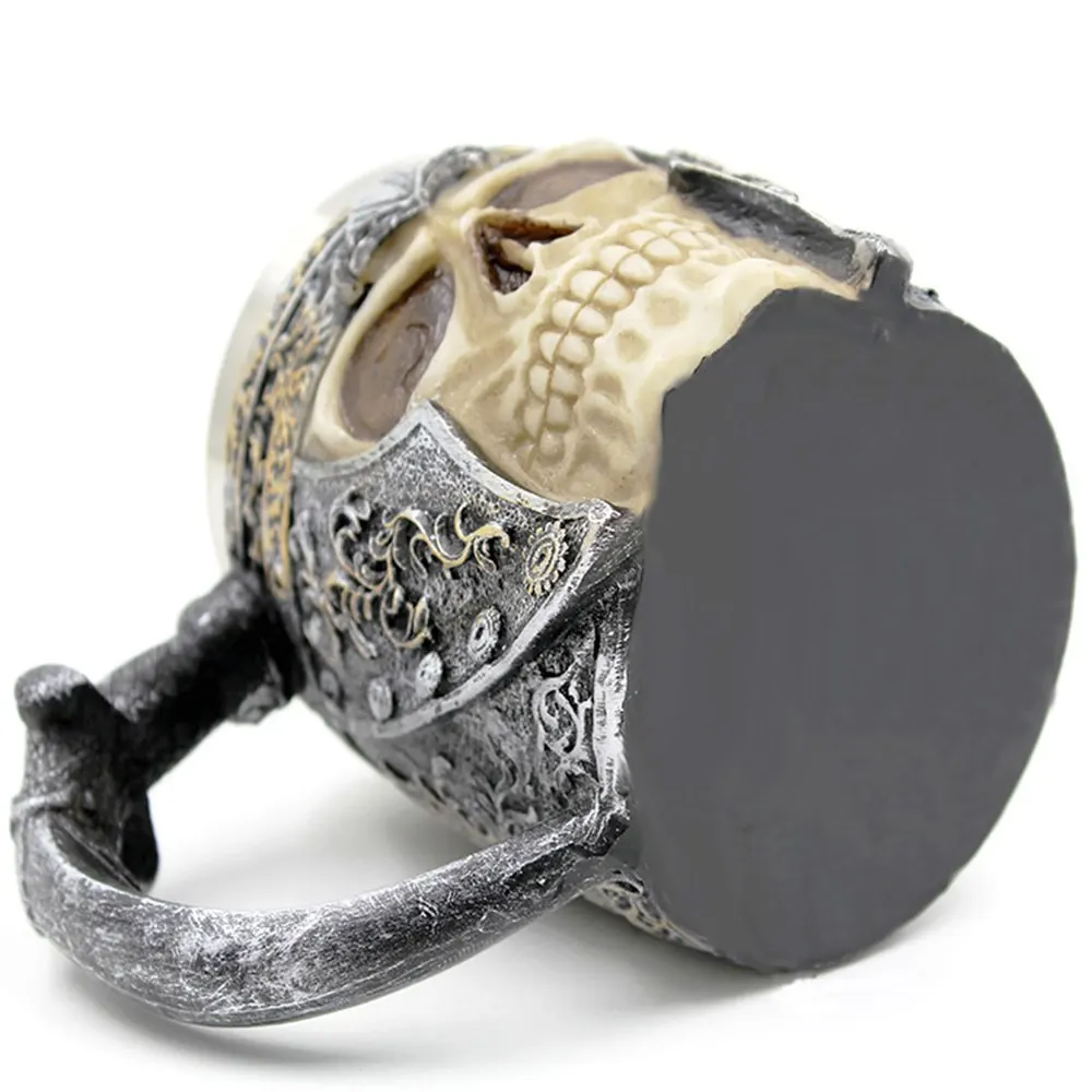 3D кружка в виде черепа кофейная для пива молока потрясающий череп воин новинка