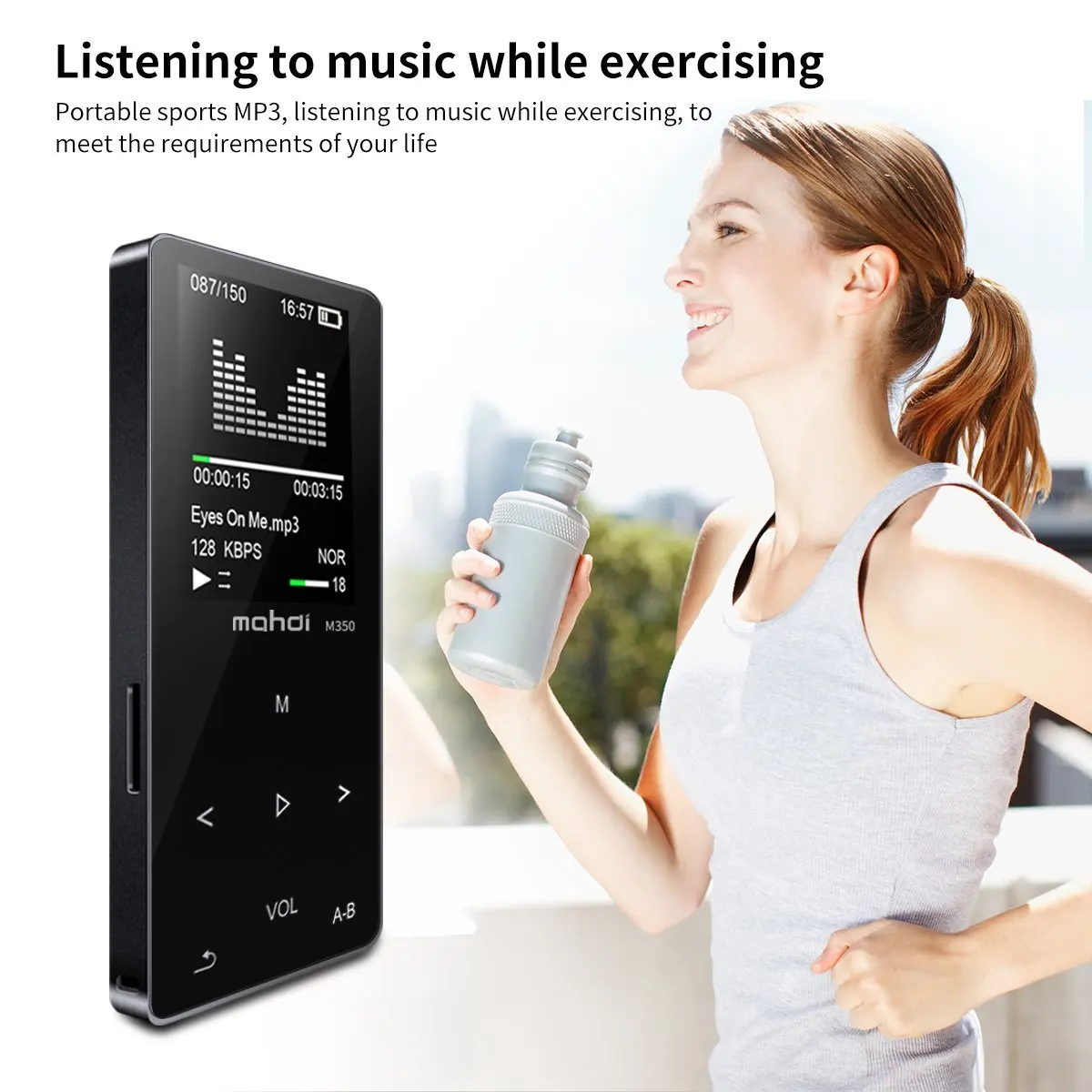 MP3 Music Player 8GB Portable Audio with Photo Viewer Build-in Speaker Headphone(Expandable Up to 128GB) | Электроника