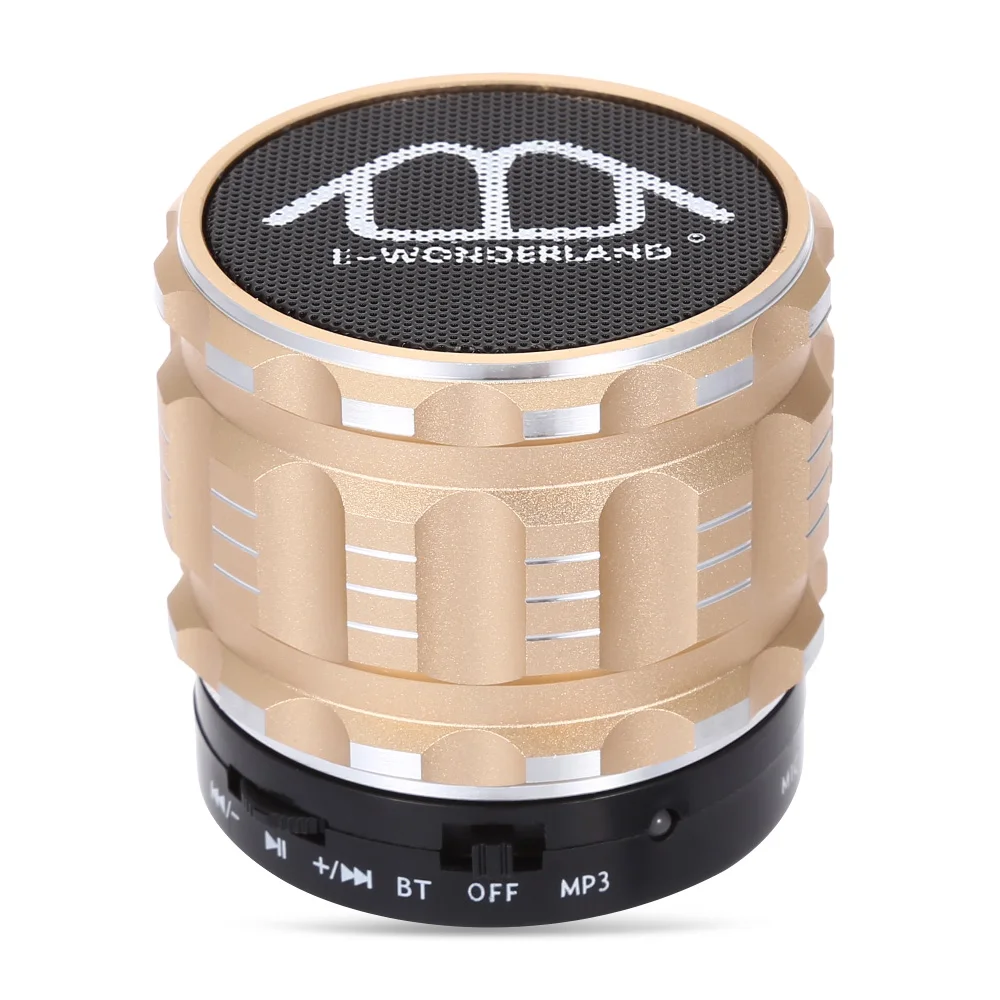Мини Беспроводная бас Колонка Bluetooth Поддержка FM громкой связи AUX TF карта