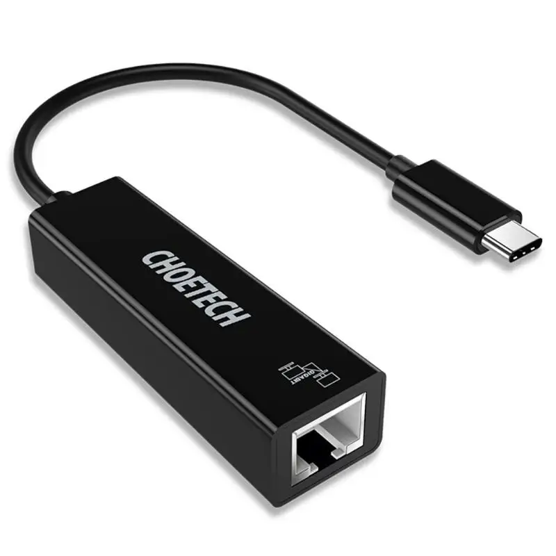 Choetech USB Type C to RJ45 Lan Adapter Gigabit Network Card for MacBook Wire Converter line | Электроника
