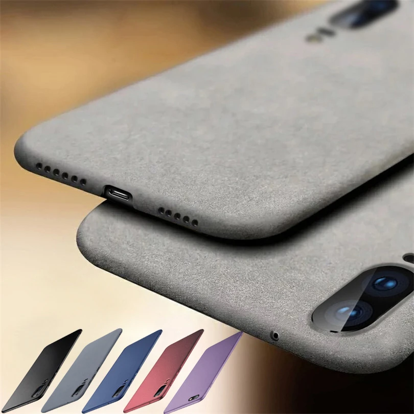 Мини ТПУ песчаник матовая задняя крышка для Huawei P Smart P20 P30 Pro P9 Lite противоударный