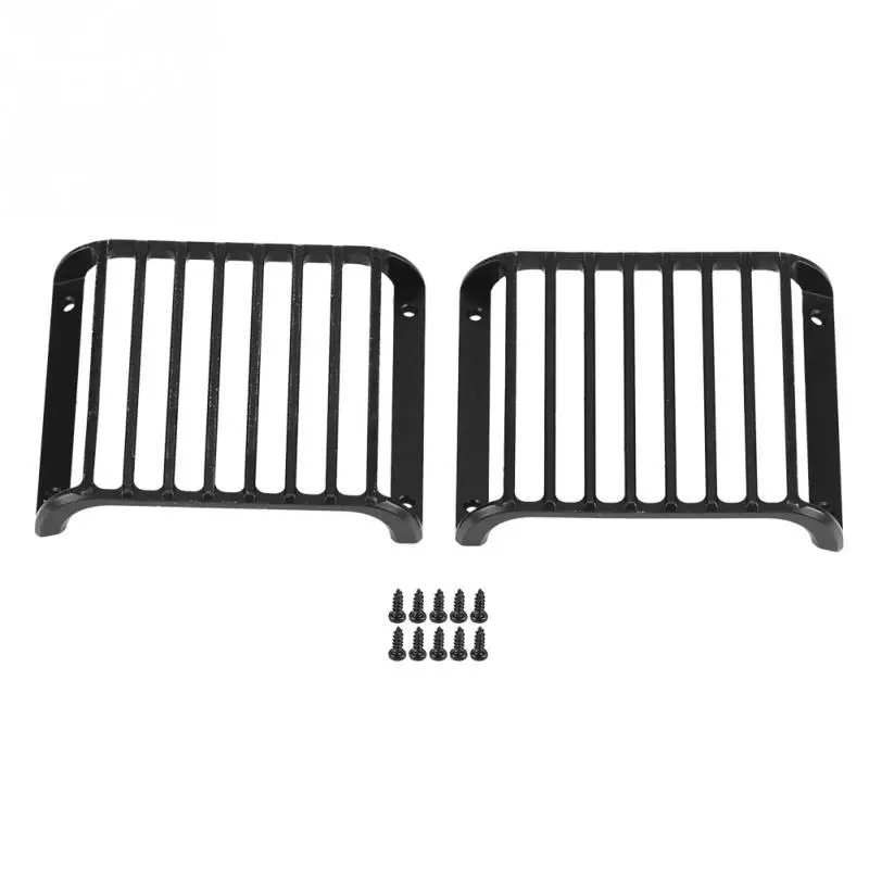 2Pcs Metal Front Light Cover Grille Protector for Traxxas TRX4 1/10 Scale RC Crawler Car Climbing Model solid and durable | Игрушки и