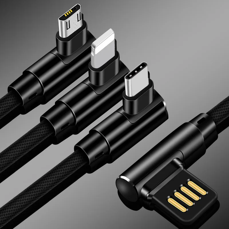 3 в 1 Локоть линии передачи данных 5 м USB быстрой зарядки телефона зарядный кабель