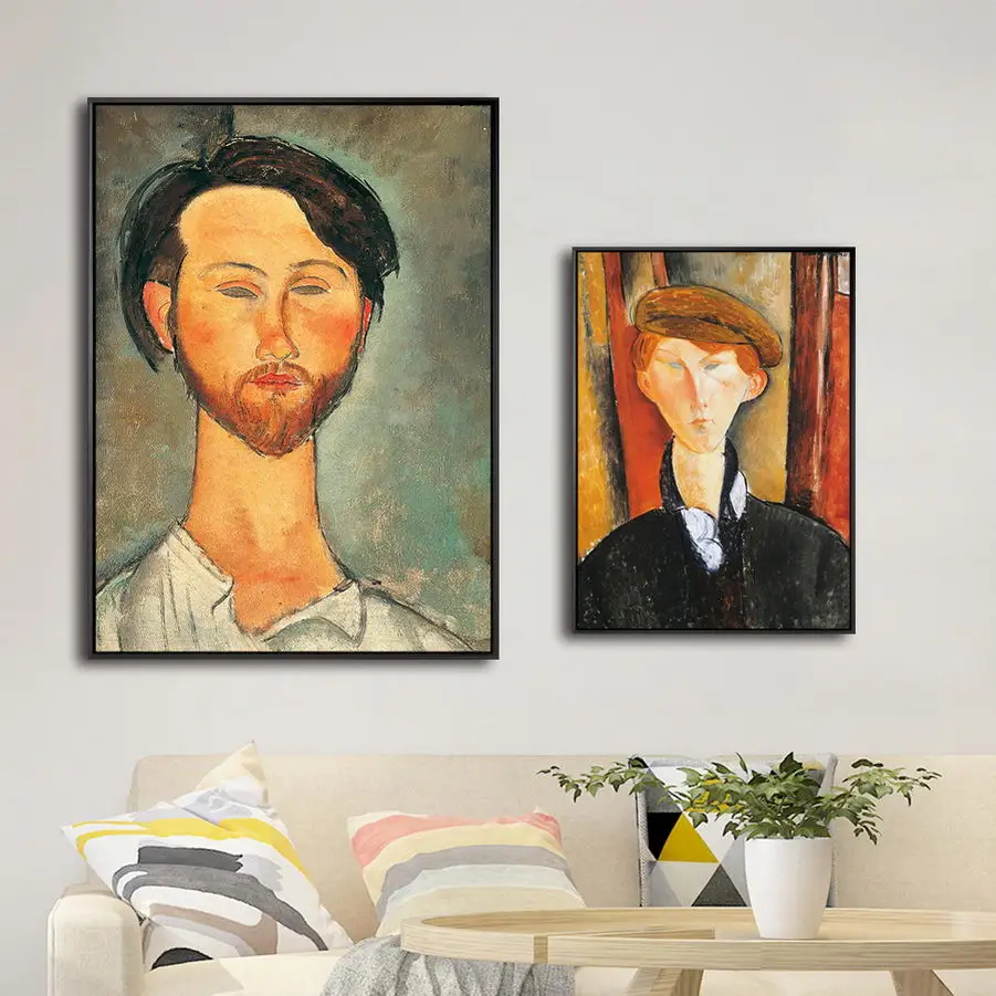 Домашний декор холст печать искусство настенные картины Италия Amedeo Modigliani