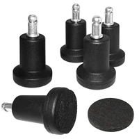 eleg high profile bell glides replacement for office chair without wheels bar stool fixed stationary caster glide 5 pack