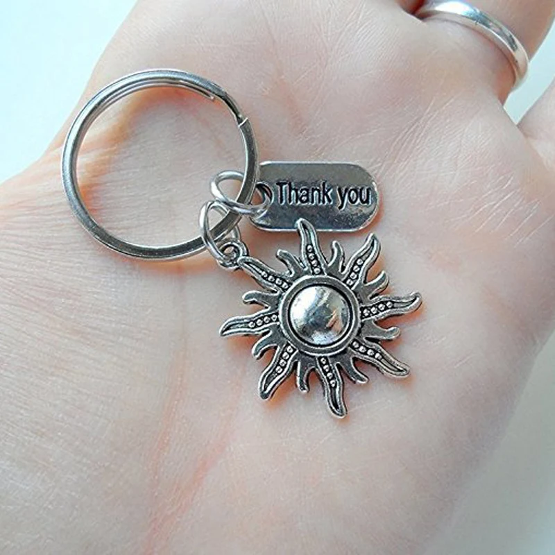 Модный брелок с надписью Sun And Thank You автомобильный для ключей на День учителя