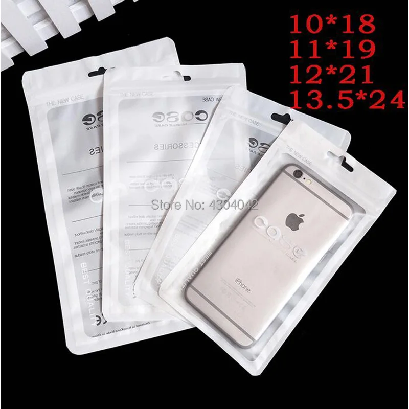 Пластиковые пакеты с замком Zip lock для iPhone Xs Max 8 7 Plus 5 размеров 11*19 см 100 шт.|Бамперы| |