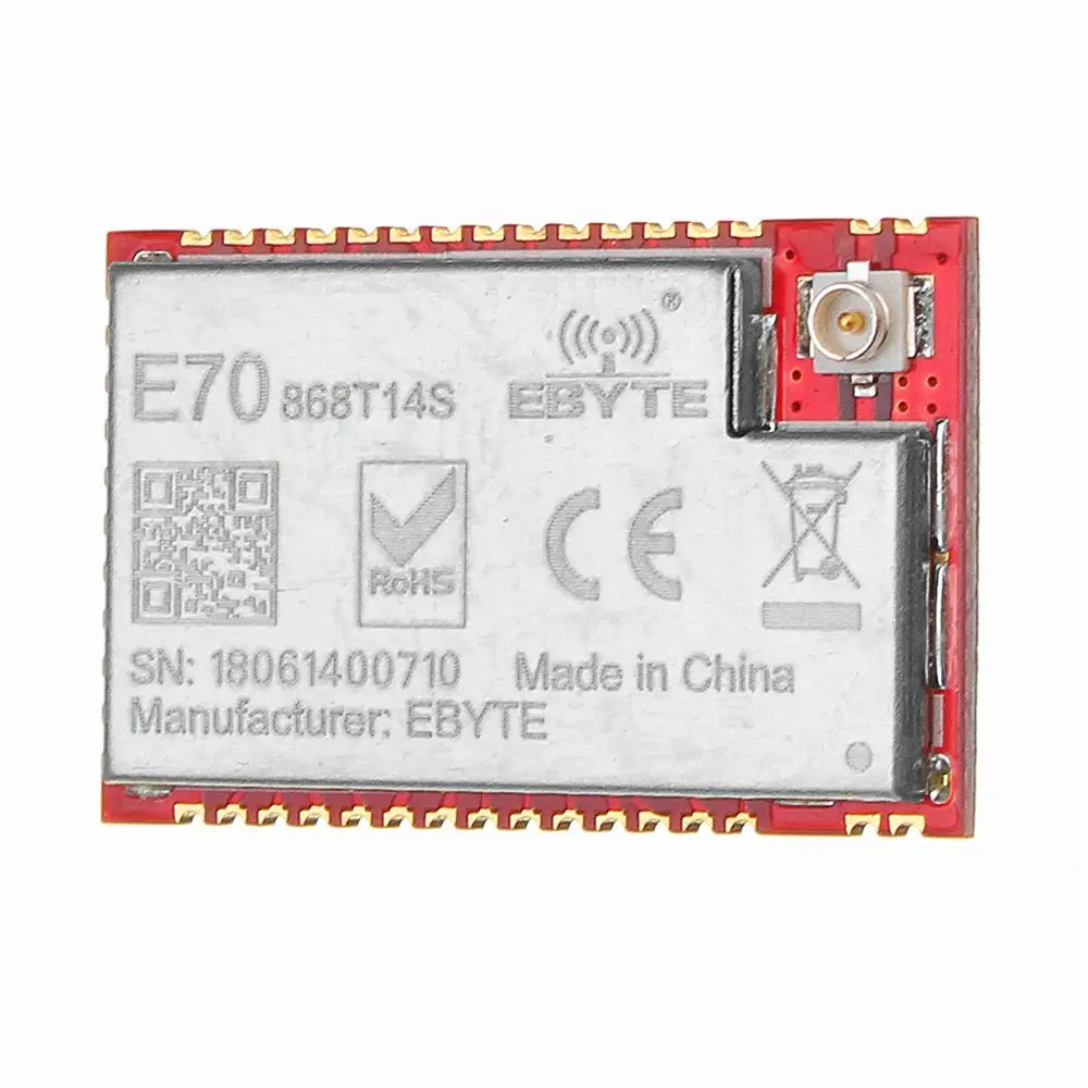 CLAITE CC1310 868 МГц радиочастотный беспроводной модуль E70 868T14S2 IOT 25 МВт трансивер SMD UART