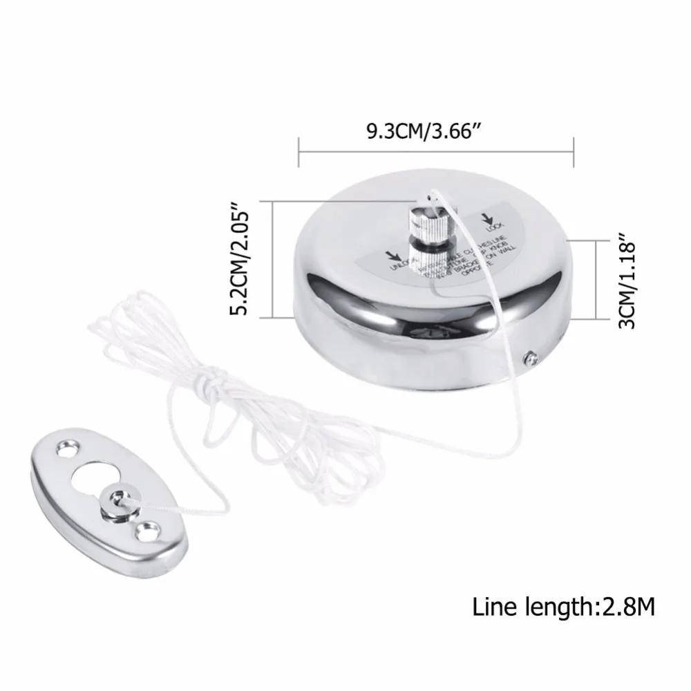 Портативная Выдвижная Веревка для белья из нержавеющей стали 2 8 м домашняя