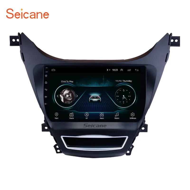 Seicane Android 8 1 для 2012 2014 Hyundai Elantra 9 &quotHD тачскрин Радио Bluetooth GPS навигация Мультимедиа