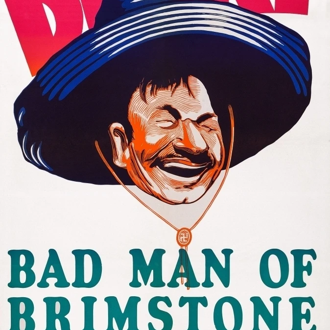The Bad Man Of Brimstone Us Poster Art Wallace Beery 1937 Movie Masterprint (24 x 36) | Дом и сад
