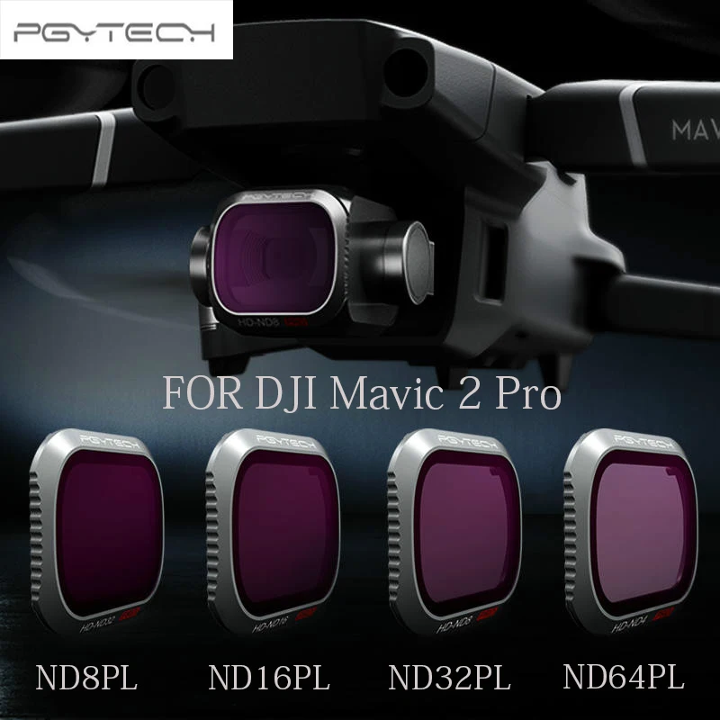 PGYTECH Mavic 2 про фильтр ND8/ND16/ND32/ND64 фильтры Комплект для DJI Мавик Pro Камера 4 штук