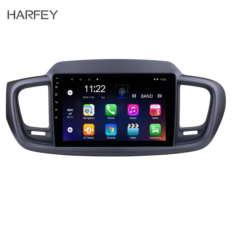 Harfey 10 1 дюймов 2Din Android 8 Левая рука водителя автомобиля gps радио головное