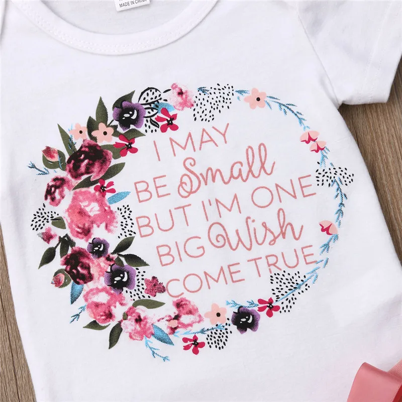 2 шт. Детский комплект с юбкой-пачкой и цветочным принтом на 0-18 месяцев | Мать