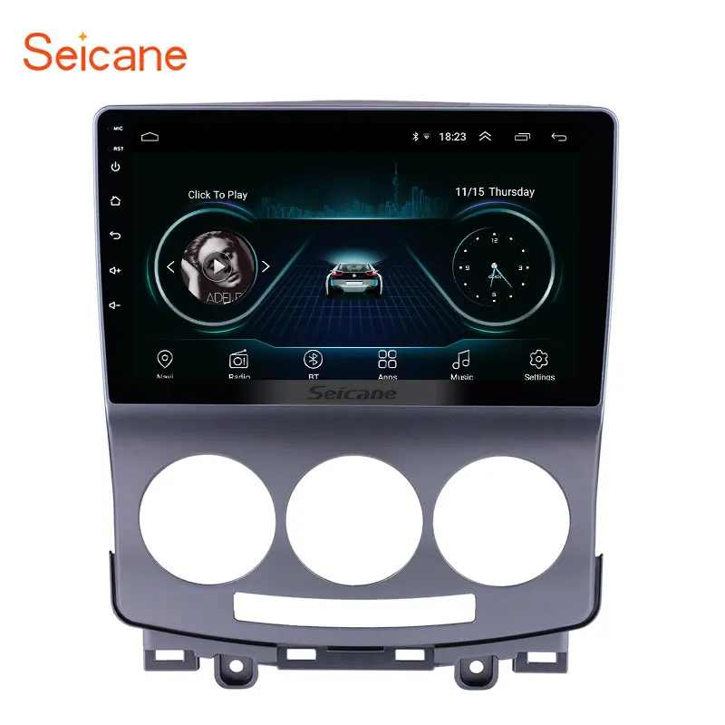 Seicane gps Navi Автомагнитола Android8.1 HD 9 &quotсенсорный экран для 2005 2010 старых Mazda 5