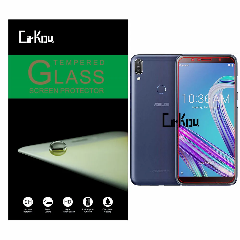 2 шт. для ASUS ZenFone Max Pro M1 ZB601KL 2.5D Arc Edge 0 33 мм 9H твердость 100% Закаленное стекло Защитная